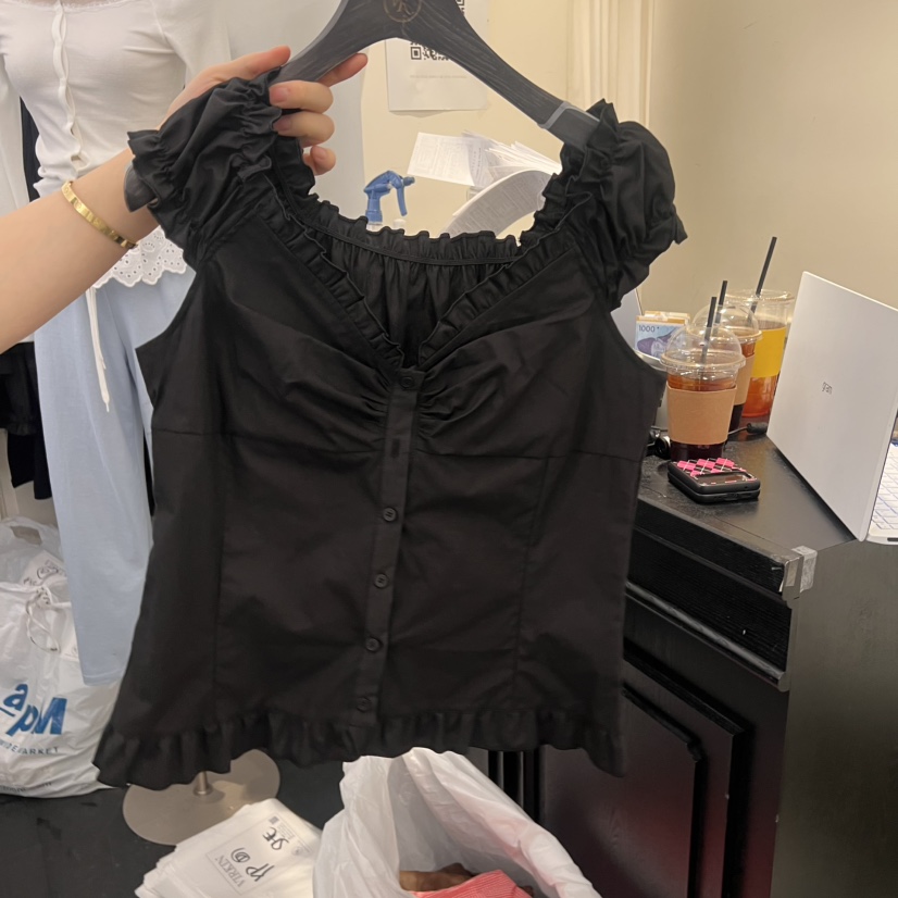 VIRKIN韓國直郵㊣東大門實拍女裝新品人氣休閑熱賣吊帶背心VIRKIN吊帶/背心圖色4