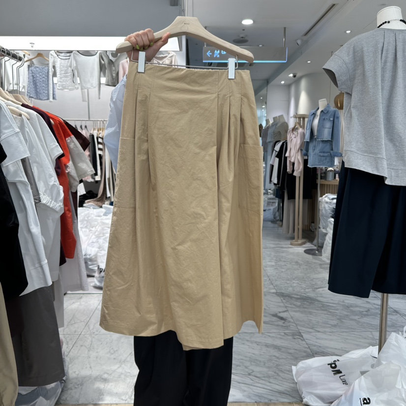 REVE-L韓國直郵㊣女裝新品推薦熱賣休閑時尚25春夏長裙口袋REVE-L長裙圖色4