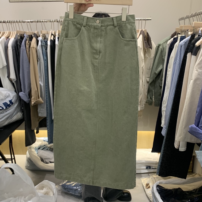LIMLIMLIM韓國直郵㊣女裝新品人氣休閑熱賣半身裙中短裙棉質LIM LIM LIM半身裙/中短裙