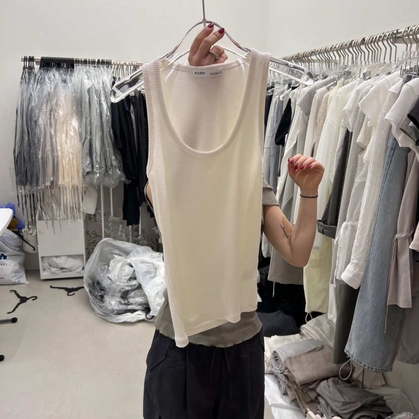 PADO直郵韓國代購㊣女裝新品推薦人氣25春夏休閑熱賣吊帶背心PADO吊帶/背心