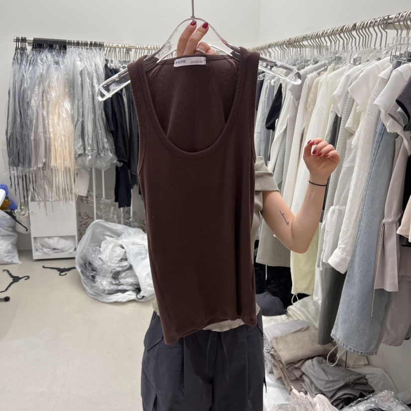 PADO直郵韓國代購㊣女裝新品推薦人氣25春夏休閑熱賣吊帶背心PADO吊帶/背心圖色5