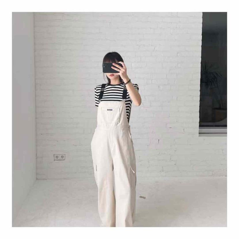 LONE STAR韓國㊣直郵東大門代購女裝新品人氣時尚休閑背帶褲LONE STAR背帶褲