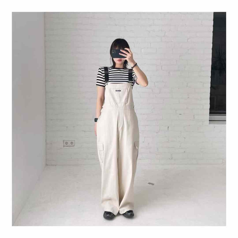 LONE STAR韓國㊣直郵東大門代購女裝新品人氣時尚休閑背帶褲LONE STAR背帶褲