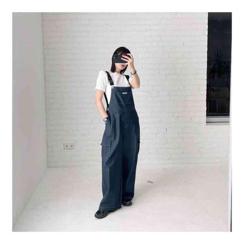 LONE STAR韓國㊣直郵東大門代購女裝新品人氣時尚休閑背帶褲LONE STAR背帶褲