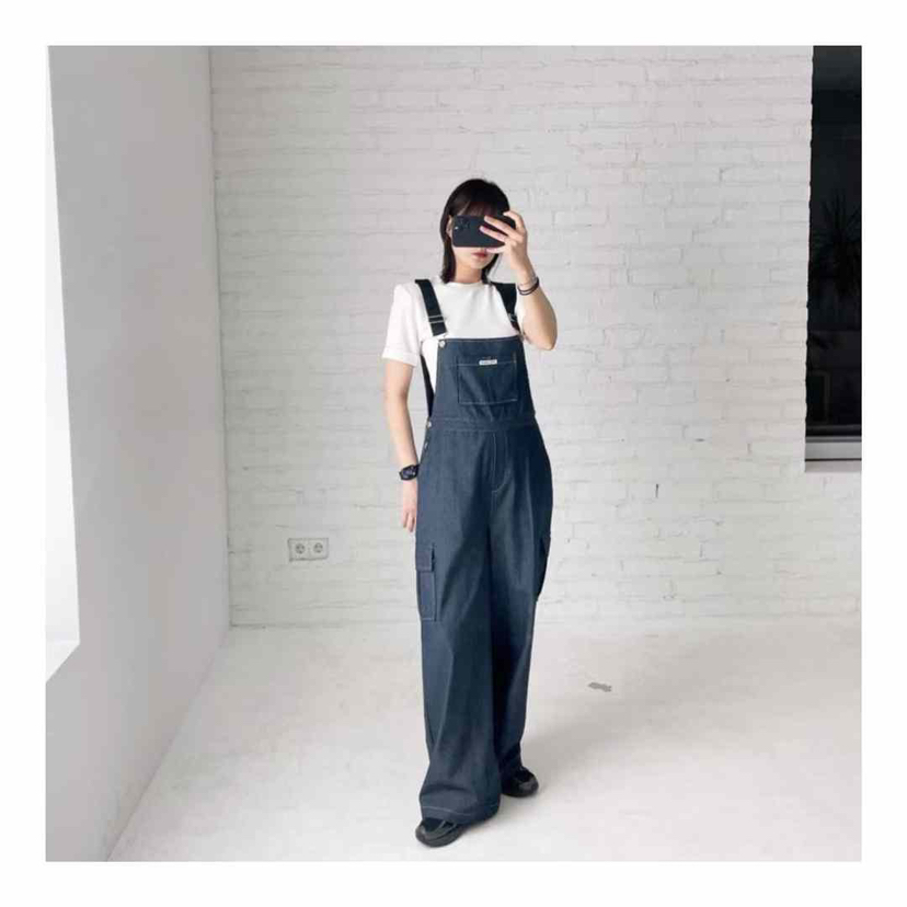 LONE STAR韓國㊣直郵東大門代購女裝新品人氣時尚休閑背帶褲LONE STAR背帶褲
