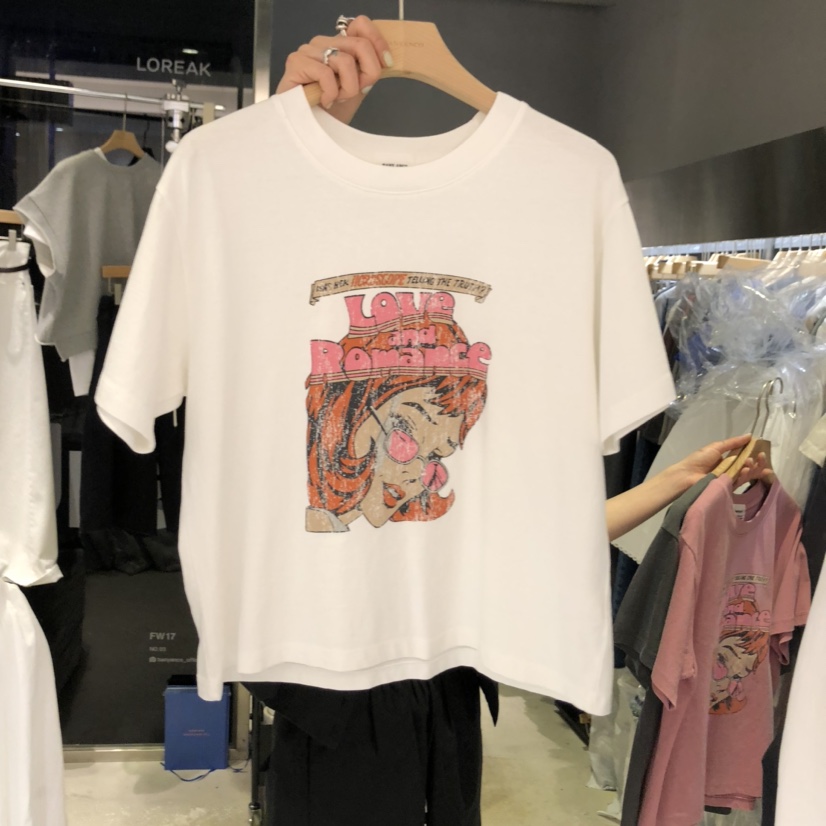 BANY ANCO直郵韓國代購㊣女裝新款人氣熱賣推薦25春夏時尚T恤BANY ANCOT恤圖色1