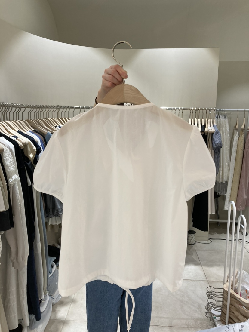 FLEUR-P韓國直郵㊣女裝新品休閑時尚推薦人氣25春夏襯衫蕾絲衫FLEUR襯衫/蕾絲衫
