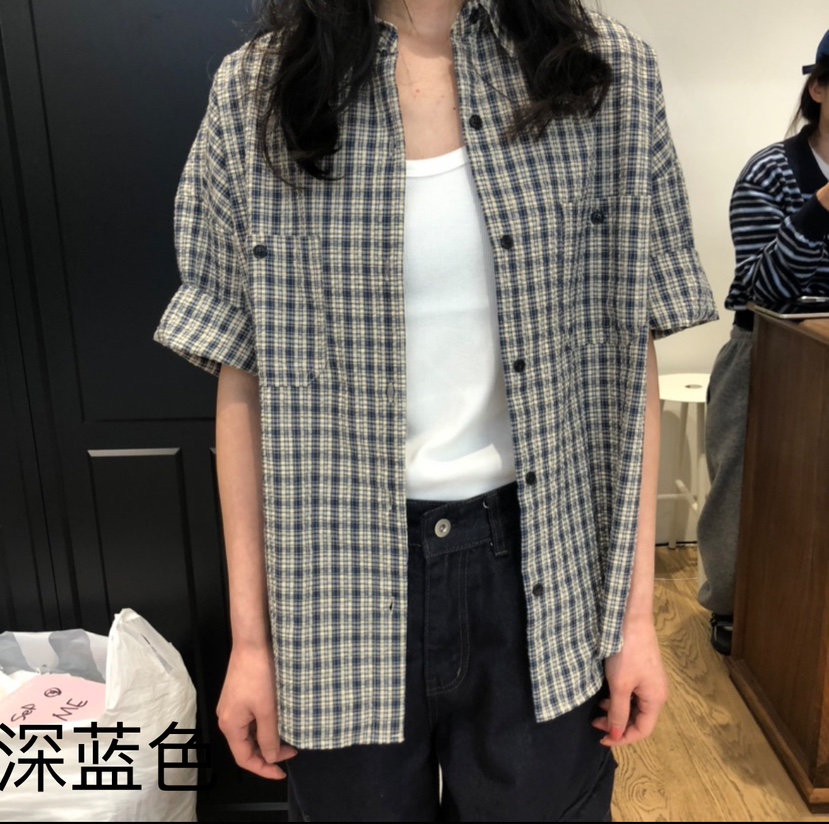 RIVEROOM韓國直郵㊣東大門實拍女裝新品時尚熱賣襯衫蕾絲衫RIVEROOM襯衫/蕾絲衫圖色2
