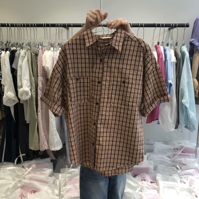 RIVEROOM韓國直郵㊣東大門實拍女裝新品時尚熱賣襯衫蕾絲衫RIVEROOM襯衫/蕾絲衫圖色3