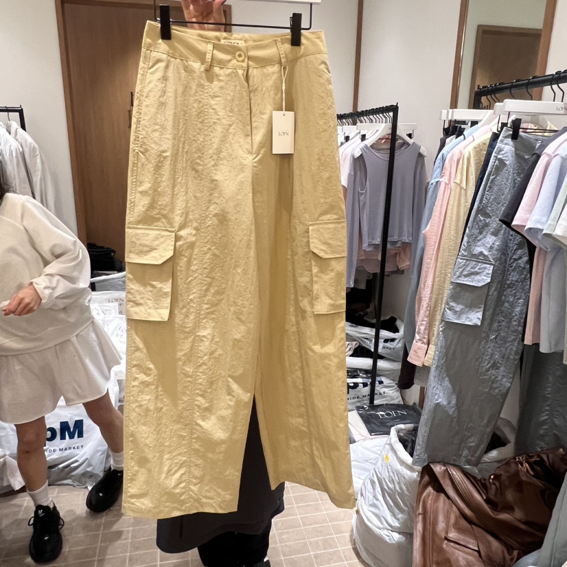 LOFN韓國直郵㊣東大門實拍女裝新款推薦熱賣25春夏人氣休閑褲LOFN休閑褲圖色1
