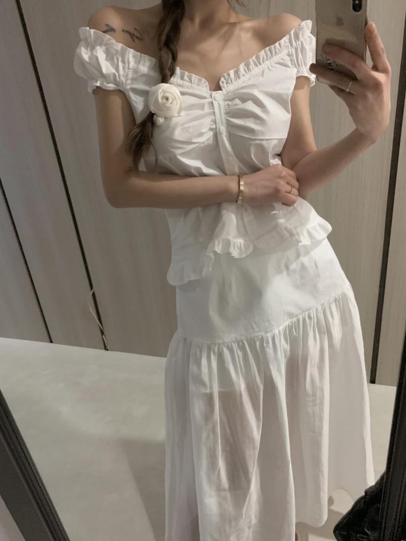 VIRKIN韓國直郵㊣女裝新品時尚人氣推薦25春夏半身裙中短裙透視VIRKIN半身裙/中短裙