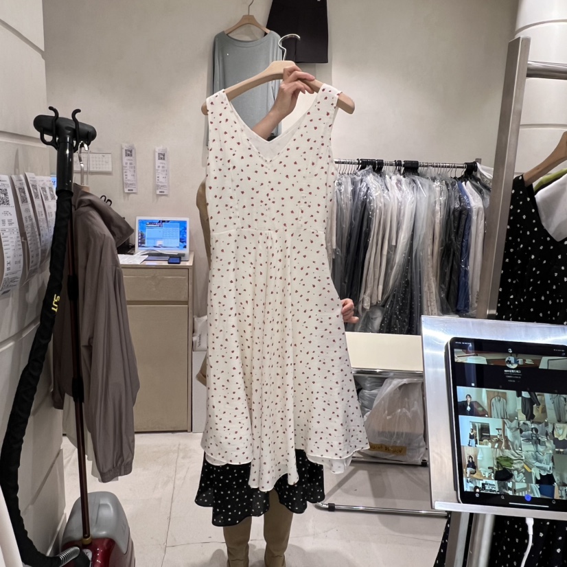 SALONDEMAG直郵韓國代購㊣女裝新款熱賣人氣時尚連衣裙透視SALONDEMAG連衣裙