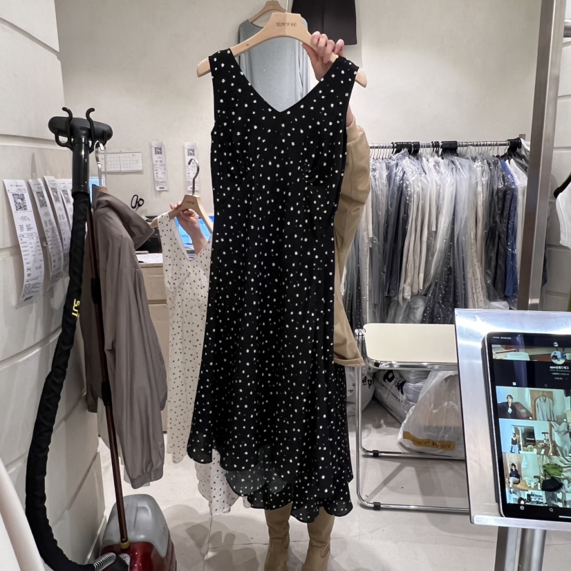 SALONDEMAG直郵韓國代購㊣女裝新款熱賣人氣時尚連衣裙透視SALONDEMAG連衣裙圖色2