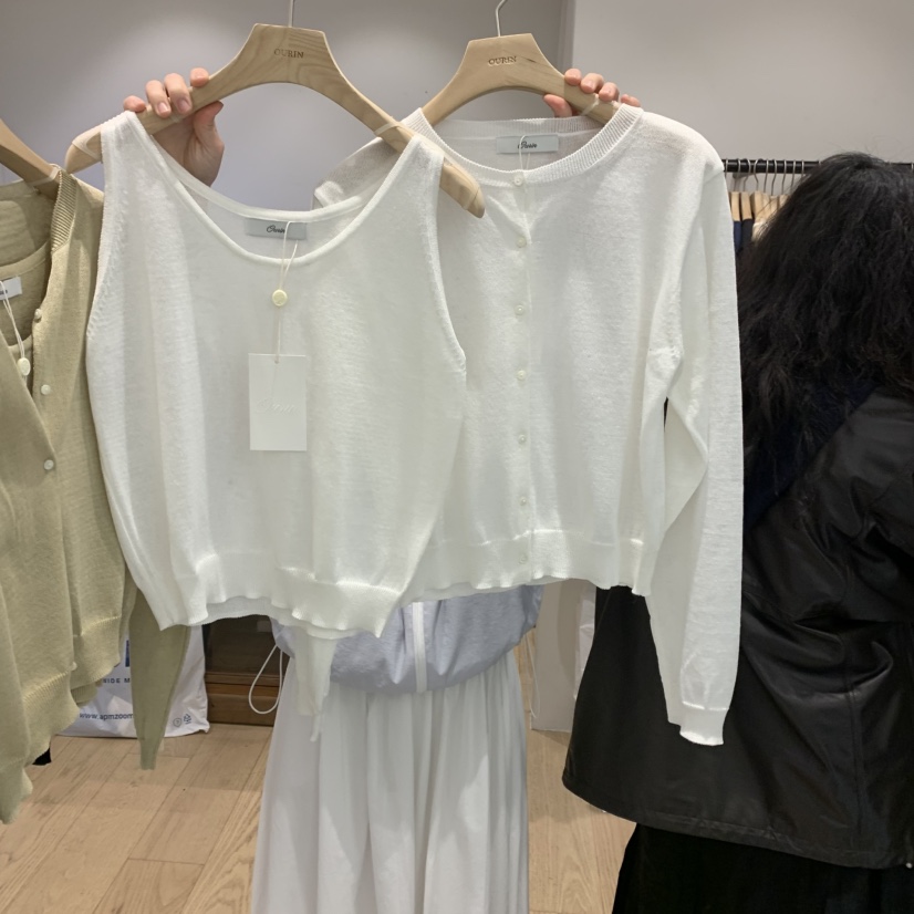 OURIN韓國直郵㊣女裝新款熱賣時尚休閑推薦人氣25春夏套裝亞麻OURIN套裝圖色4