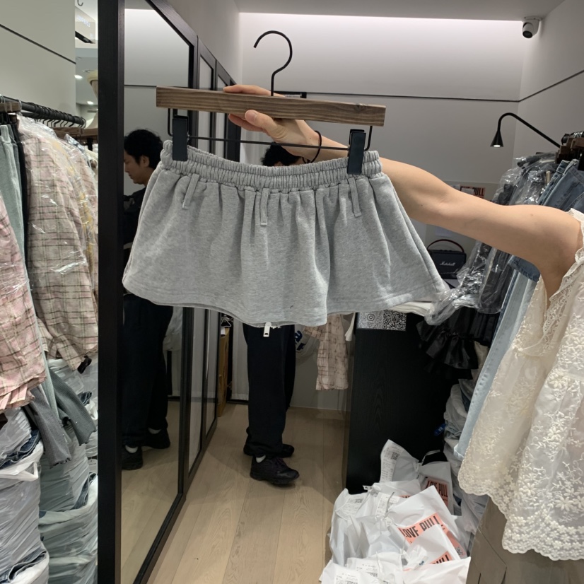 LOVE PULL韓國㊣直郵東大門代購女裝新款熱賣時尚25春夏短裙LOVE PULL短裙