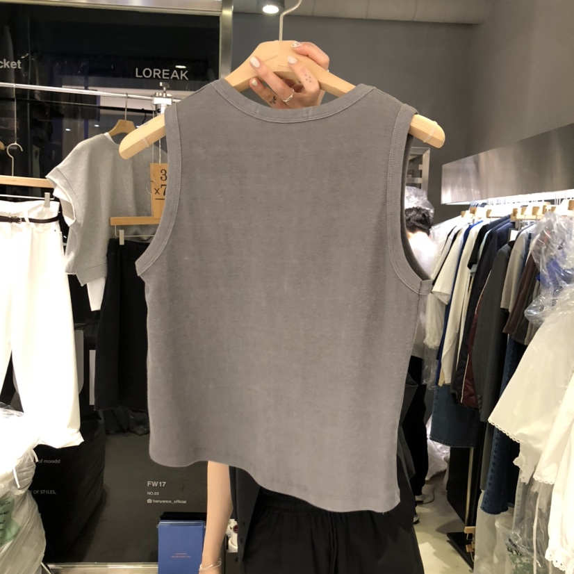 BANY ANCO韓國㊣直郵東大門代購女裝新款熱賣推薦吊帶背心BANY ANCO吊帶/背心