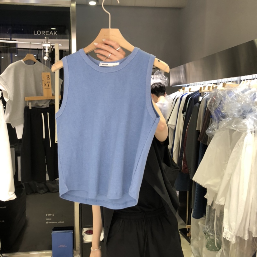 BANY ANCO韓國㊣直郵東大門代購女裝新款熱賣推薦吊帶背心BANY ANCO吊帶/背心圖色2
