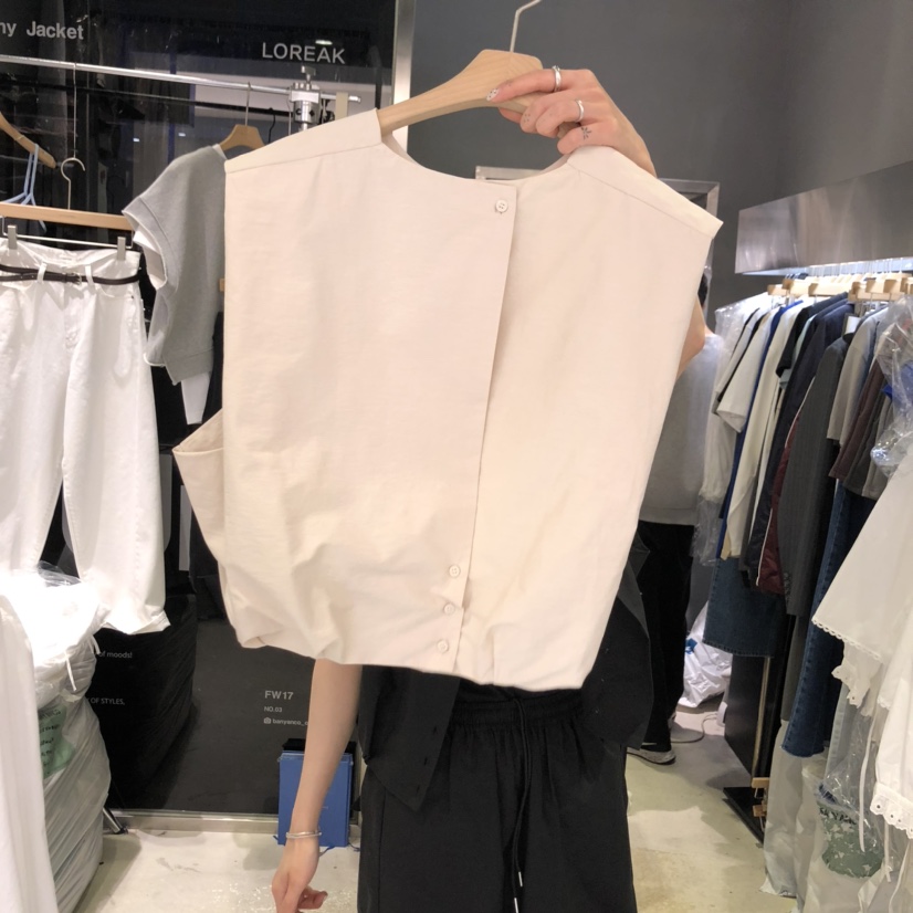 BANY ANCO直郵韓國代購㊣女裝新款時尚25春夏休閑熱賣馬甲BANY ANCO馬甲