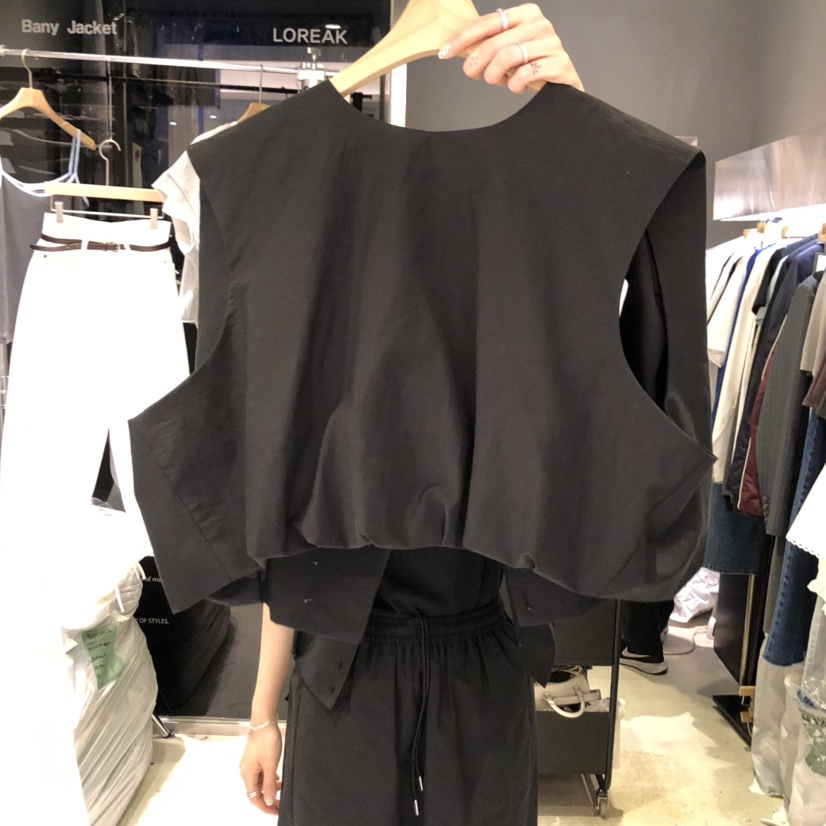 BANY ANCO直郵韓國代購㊣女裝新款時尚25春夏休閑熱賣馬甲BANY ANCO馬甲圖色2