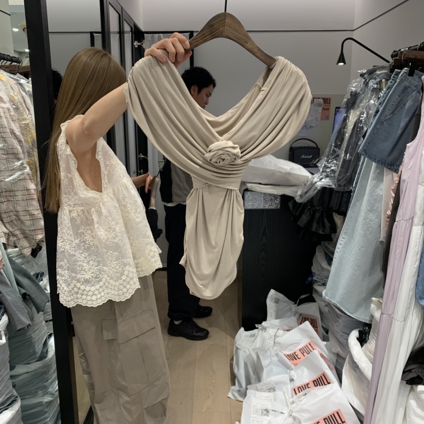 LOVE PULL韓國直郵㊣女裝新品人氣推薦時尚25春夏休閑熱賣T恤LOVE PULLT恤圖色2
