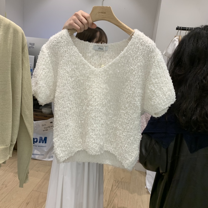 OURIN韓國㊣直郵東大門代購女裝新品推薦時尚休閑人氣針織衫OURIN針織衫