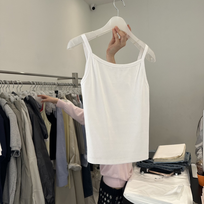 CREAM VILLA韓國㊣直郵東大門代購女裝新品休閑吊帶背心CREAMVILLA吊帶/背心