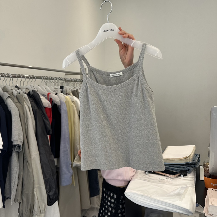 CREAM VILLA韓國㊣直郵東大門代購女裝新品休閑吊帶背心CREAMVILLA吊帶/背心圖色4