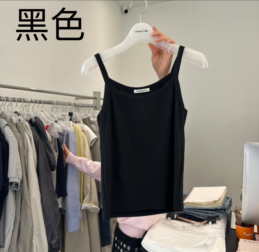 CREAM VILLA韓國㊣直郵東大門代購女裝新品休閑吊帶背心CREAMVILLA吊帶/背心圖色6
