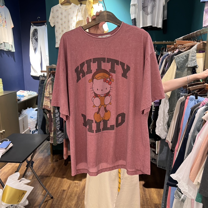 MERCI LINDA韓國直郵㊣女裝新品25春夏熱賣時尚人氣休閑T恤MERCI LINDAT恤圖色1