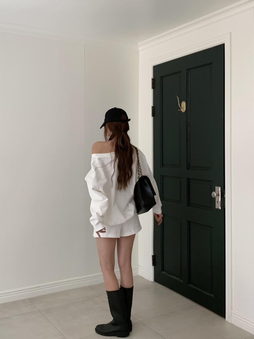 VIRKIN韓國直郵㊣東大門實拍女裝新品休閑25春夏時尚熱賣衛衣VIRKIN衛衣