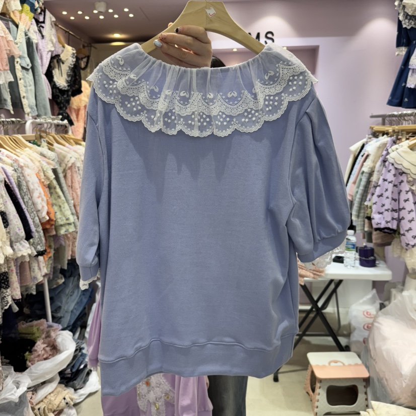 MS韓國㊣直郵東大門代購女裝新品時尚熱賣推薦人氣休閑25春夏T恤MST恤