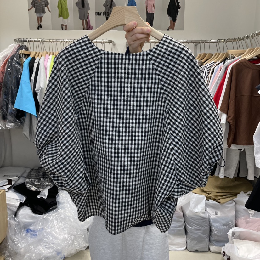 DA YLOG直郵韓國代購㊣女裝新品休閑25春夏人氣襯衫蕾絲衫DA YLOG襯衫/蕾絲衫