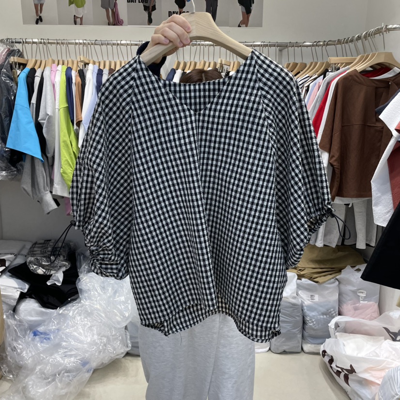 DA YLOG直郵韓國代購㊣女裝新品休閑25春夏人氣襯衫蕾絲衫DA YLOG襯衫/蕾絲衫圖色2