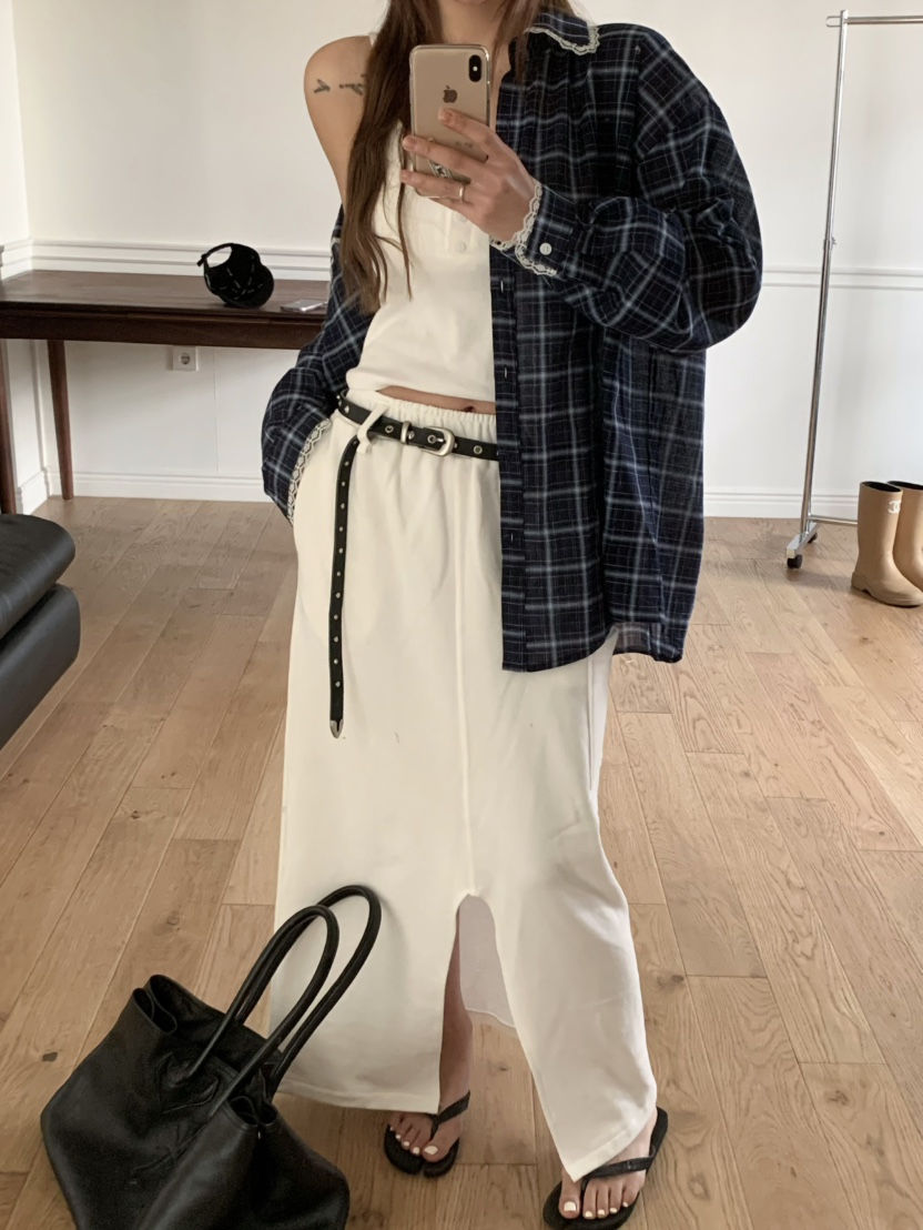 VIRKIN直郵韓國代購㊣女裝新款推薦熱賣時尚人氣半身裙中短裙VIRKIN半身裙/中短裙