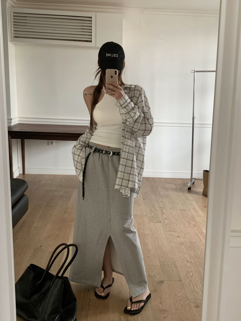VIRKIN直郵韓國代購㊣女裝新款推薦熱賣時尚人氣半身裙中短裙VIRKIN半身裙/中短裙