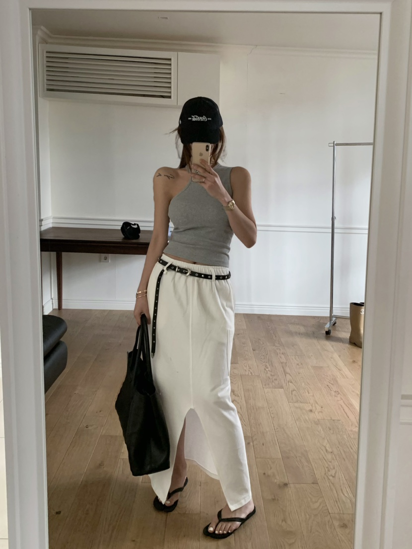 VIRKIN直郵韓國代購㊣女裝新款推薦熱賣時尚人氣半身裙中短裙VIRKIN半身裙/中短裙