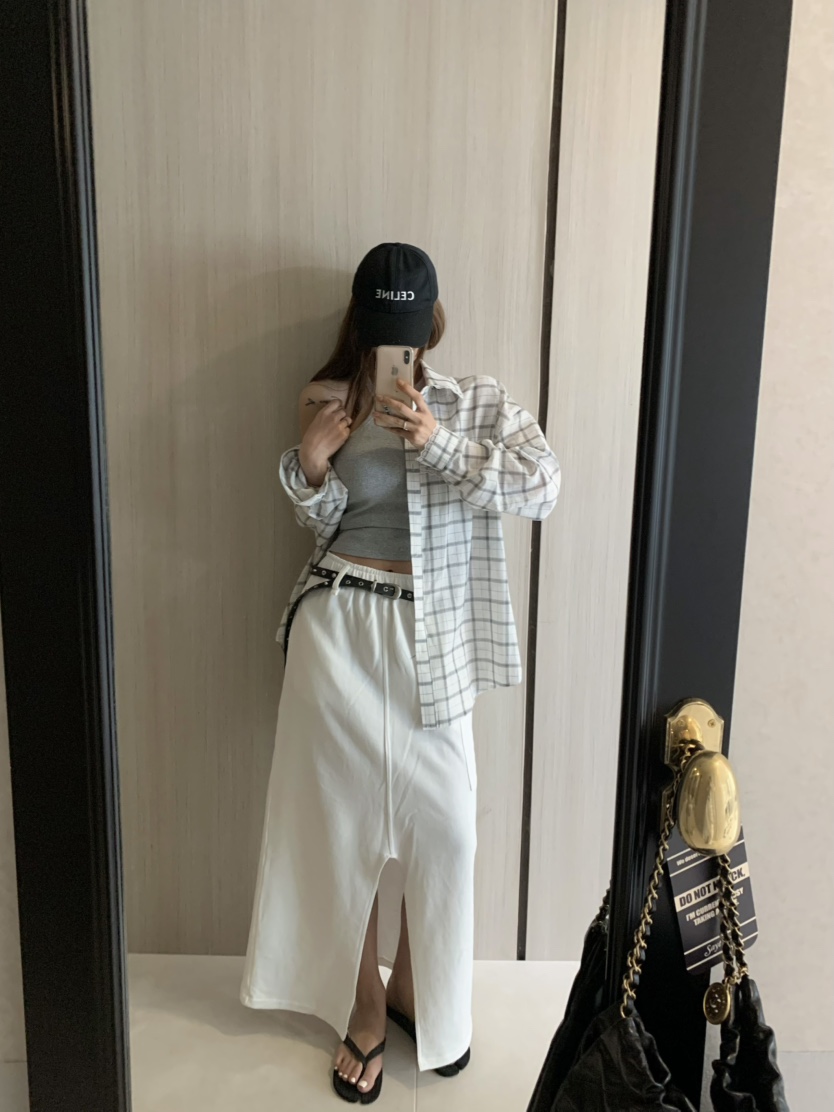 VIRKIN直郵韓國代購㊣女裝新款推薦熱賣時尚人氣半身裙中短裙VIRKIN半身裙/中短裙