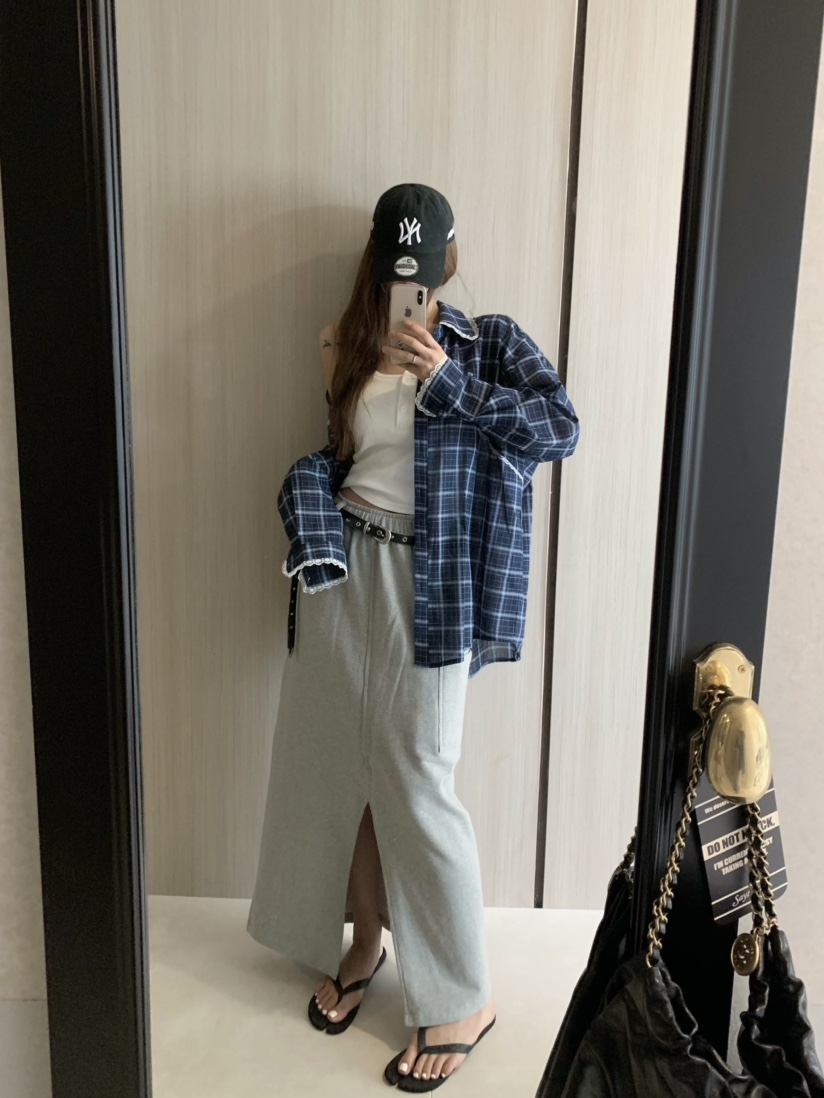 VIRKIN直郵韓國代購㊣女裝新款推薦熱賣時尚人氣半身裙中短裙VIRKIN半身裙/中短裙