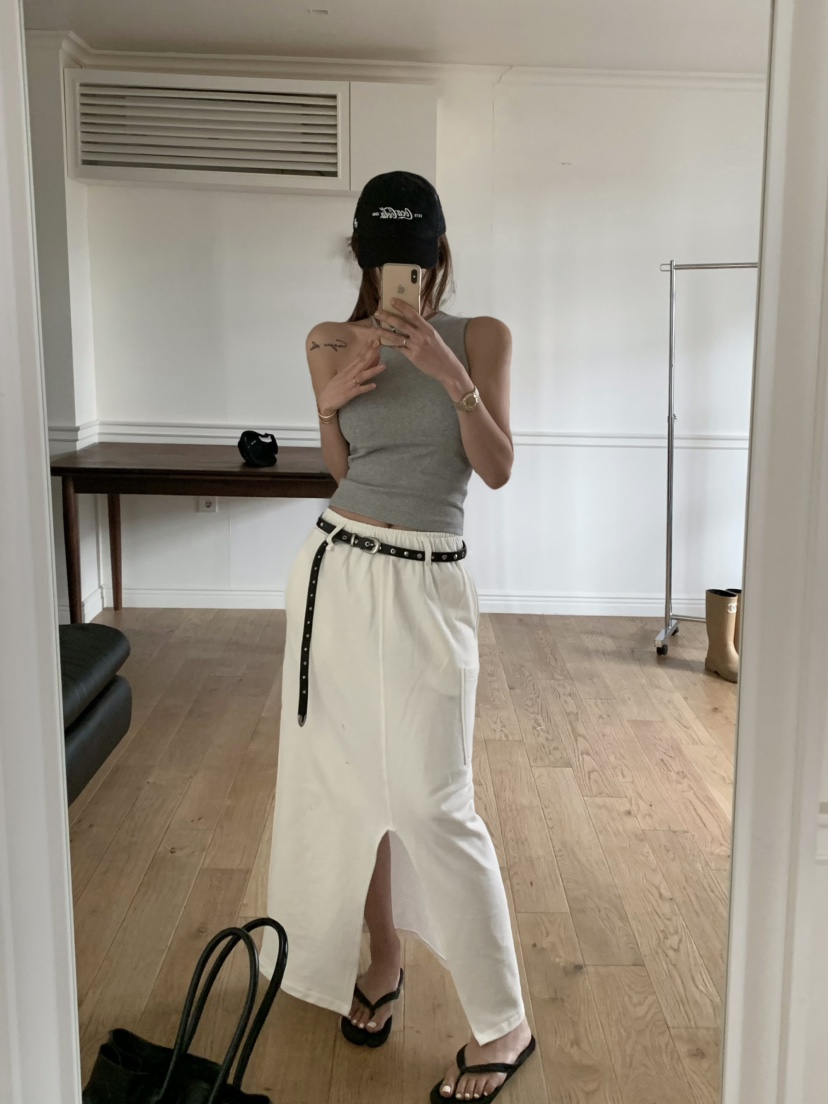 VIRKIN直郵韓國代購㊣女裝新款推薦熱賣時尚人氣半身裙中短裙VIRKIN半身裙/中短裙