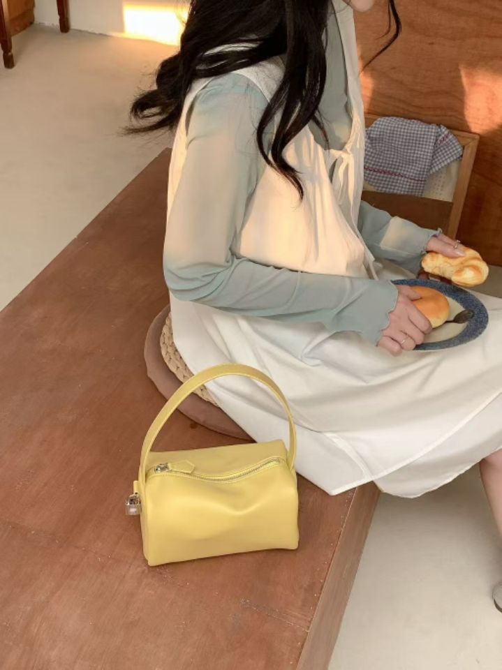 TROUVAILLE韓國㊣直郵東大門代購女裝新品時尚休閑人氣手提包TROUVAILLE手提包