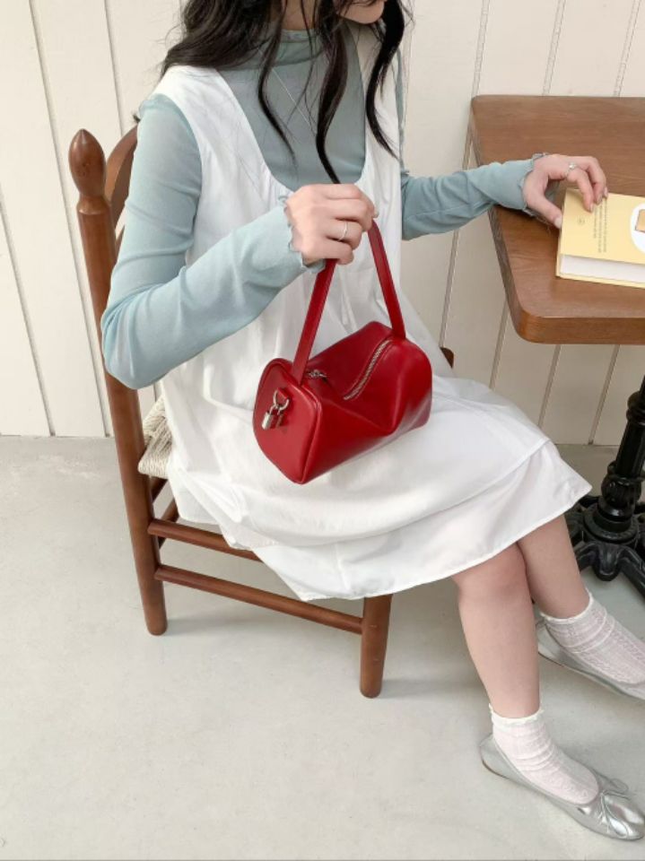 TROUVAILLE韓國㊣直郵東大門代購女裝新品時尚休閑人氣手提包TROUVAILLE手提包