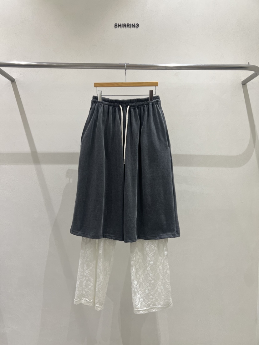 SHIRRING韓國直郵㊣東大門實拍女裝新品熱賣25春夏時尚休閑褲SHIRRING休閑褲