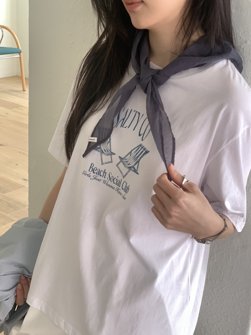 SPREAD韓國直郵㊣女裝新款人氣25春夏時尚休閑推薦熱賣T恤SPREADT恤