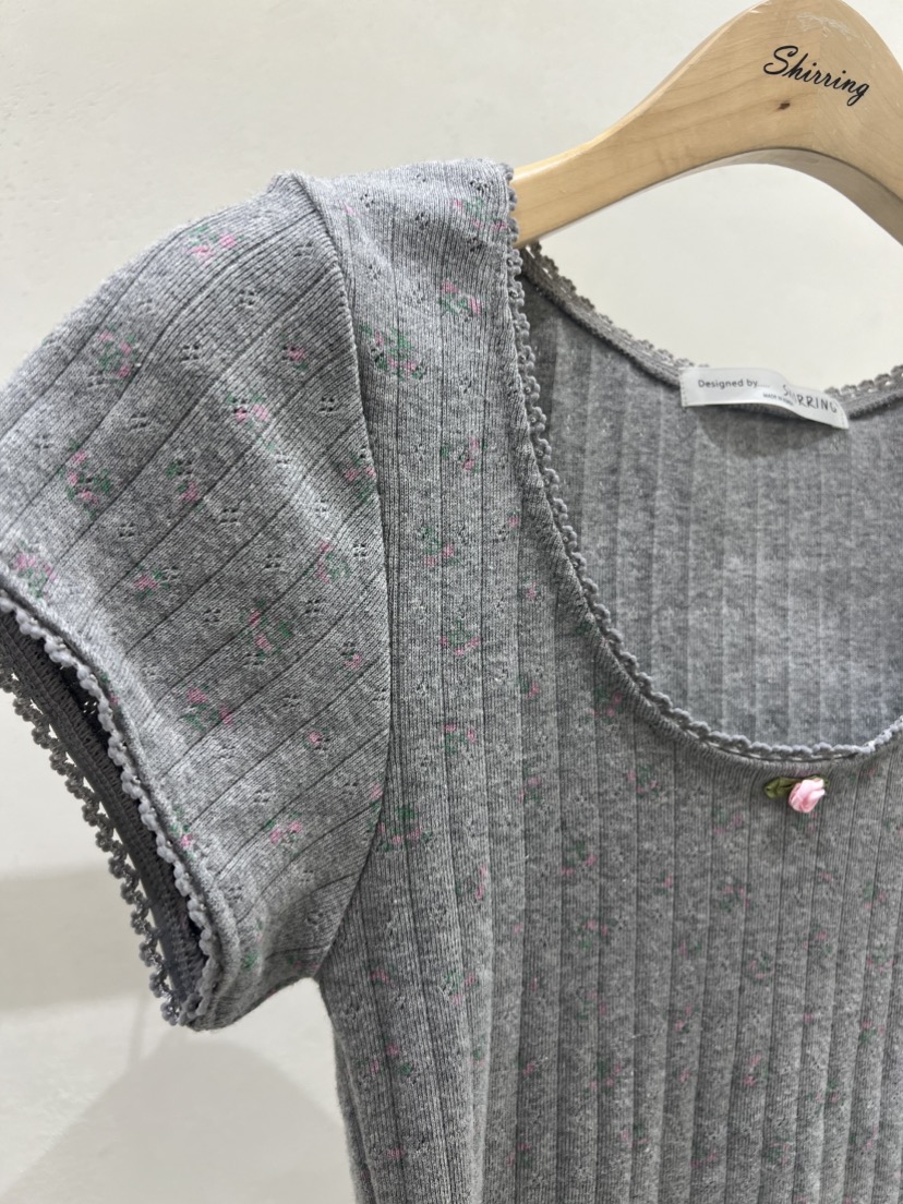SHIRRING韓國㊣直郵東大門代購女裝新品25春夏休閑推薦熱賣T恤SHIRRINGT恤