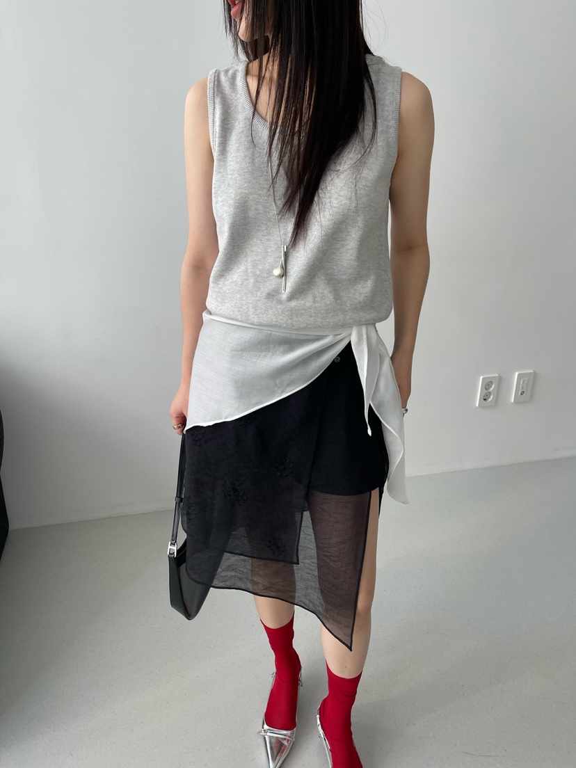 NEAR LEAP-P韓國㊣直郵東大門代購女裝新品推薦半身裙中短裙NEAR LEAP半身裙/中短裙