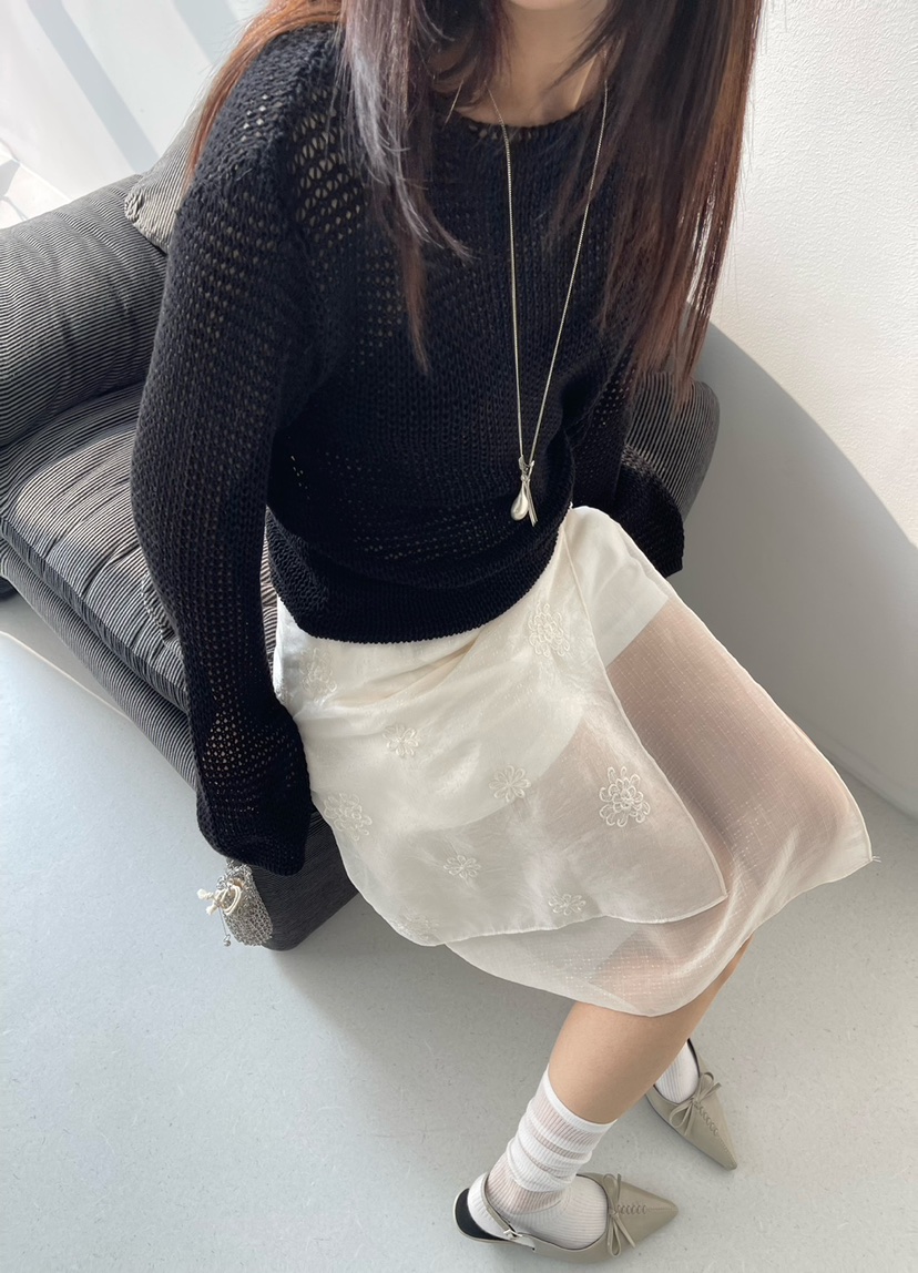 NEAR LEAP-P韓國㊣直郵東大門代購女裝新品推薦半身裙中短裙NEAR LEAP半身裙/中短裙