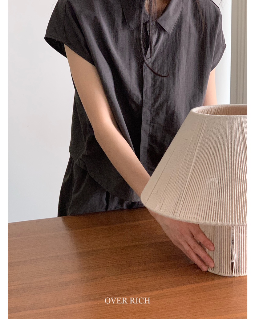 OVER RICH直郵韓國代購㊣女裝新品休閑推薦人氣熱賣25春夏馬甲OVER RICH馬甲