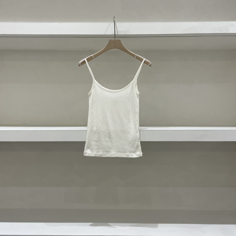 WATER直郵韓國代購㊣女裝新品25春夏時尚推薦人氣吊帶背心天絲WATER/RIVER吊帶/背心圖色2
