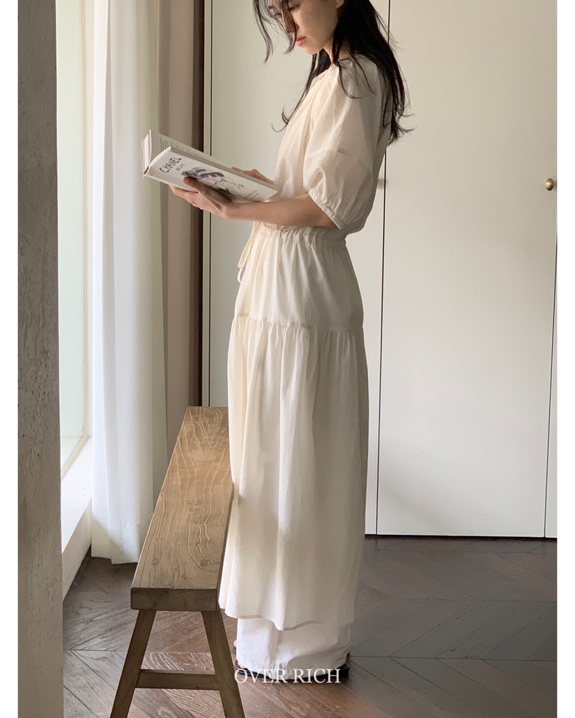 OVER RICH韓國直郵㊣東大門實拍女裝新品時尚25春夏連衣裙OVER RICH連衣裙