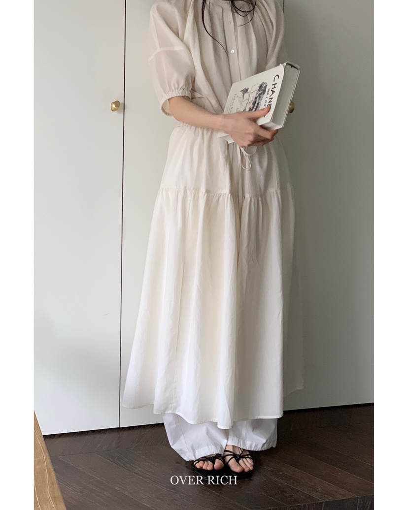OVER RICH韓國直郵㊣東大門實拍女裝新品時尚25春夏連衣裙OVER RICH連衣裙
